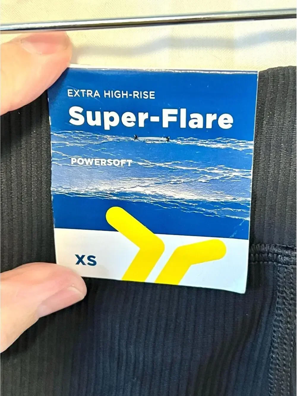 Old Navy Size XS Active PowerSoft High-Rise Super-Flare Ribbed Leggings NWT - Picture 5 of 9